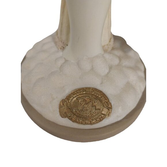 Vintage 1990s Brown Bag Cookie Stamp Snow Santa Old World Santa #2 With Box - Picture 7 of 9